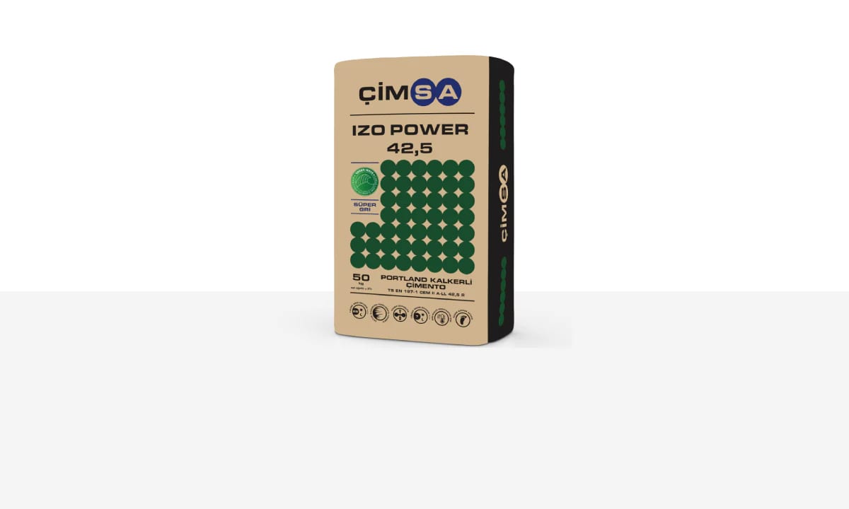 Çimsa Izo Power 42,5 – CEM II/A-LL 42,5 R