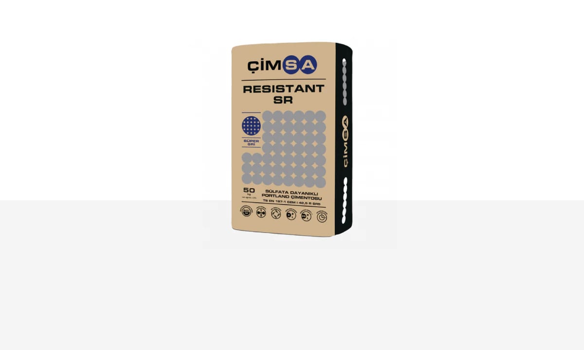 Çimsa Resistant SR – CEM I 42,5 R SR5