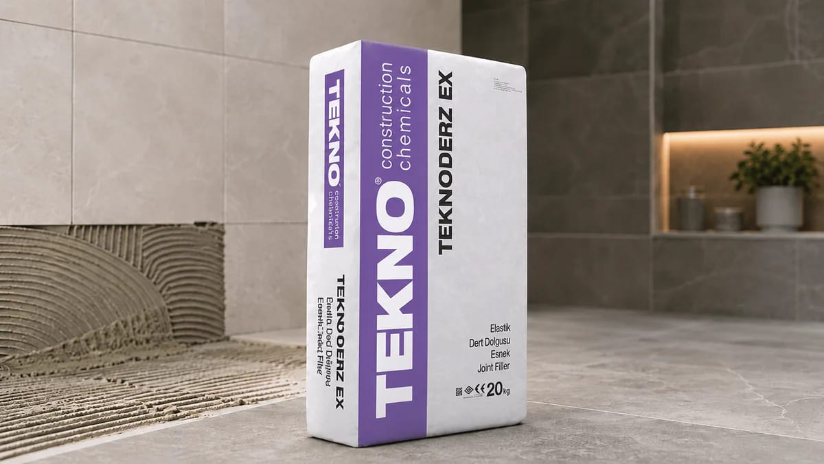 Teknoderz Gri Elastik Derz Dolgu