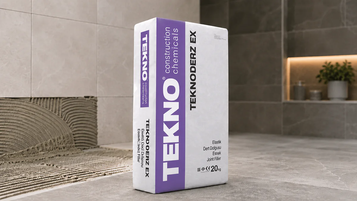 Teknoderz Gri Elastik Derz Dolgu